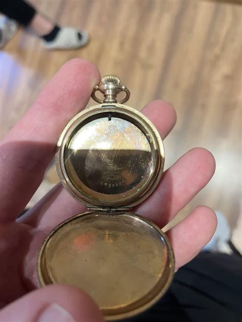 vintage fake omega pocket watch steel fahys case|how to identify omega watch.